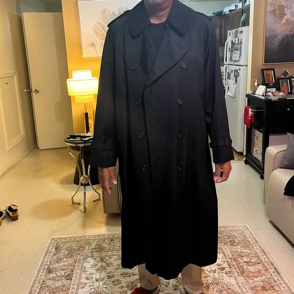Burberry mens trench coat size chart deals